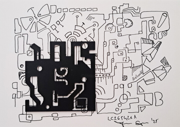 LC26542X1 Desenho, 5,8x8,3 in