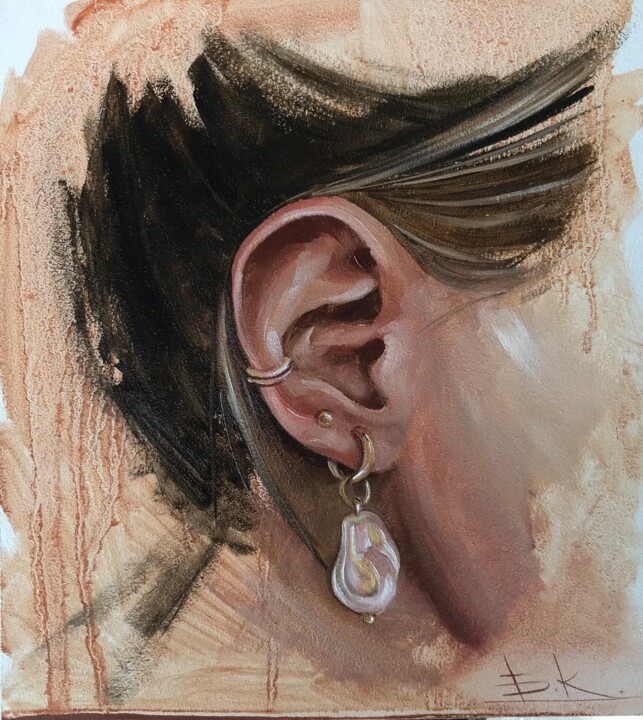 绘画,  7.9x7.1 in 