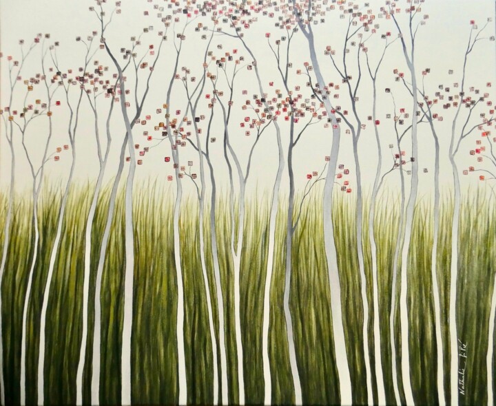 La petite forêt Pittura, 19,7x24 in