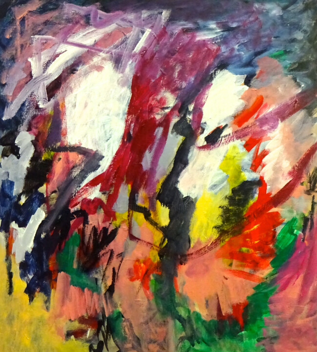 Composition 7295 绘画, 39.4x35.4 in