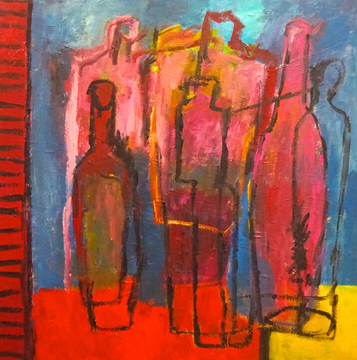 Composition 7163 绘画, 39.4x39.4 in