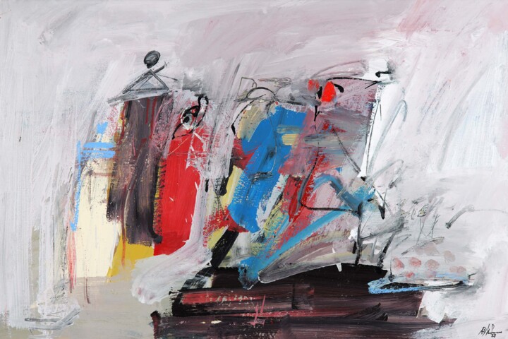 Tre Case 绘画, 25.2x37.8 in