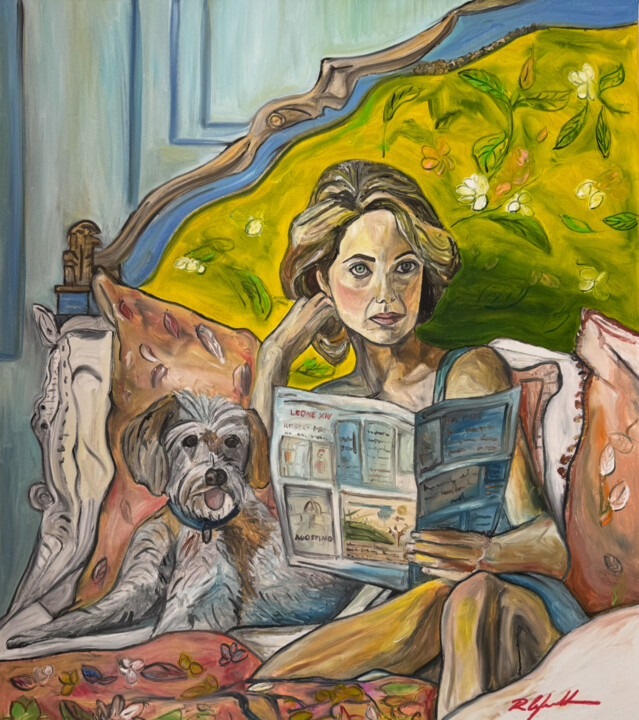 La Notizia 绘画, 31.5x27.6 in