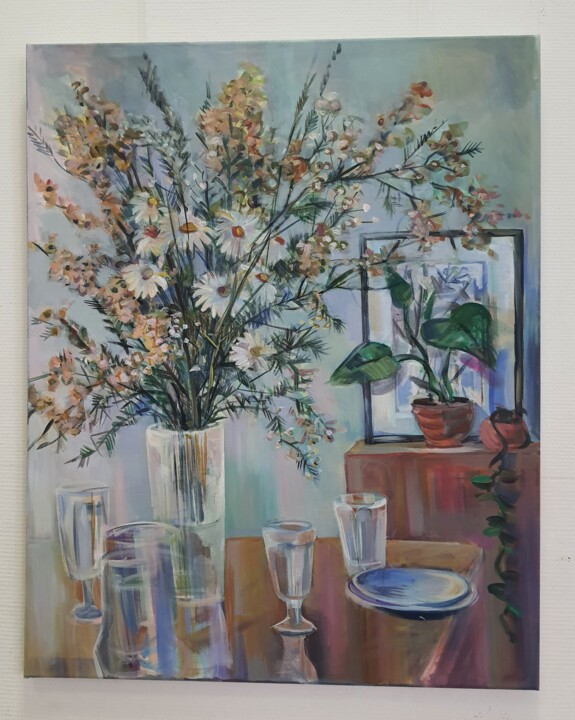 Летний букет 绘画, 39.4x31.5 in