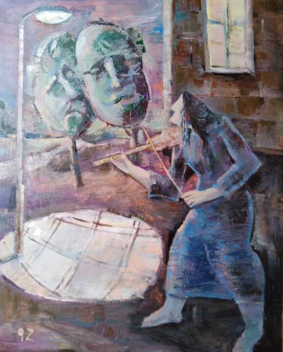 Last Attempt Schilderij, 19,7x15,8 in