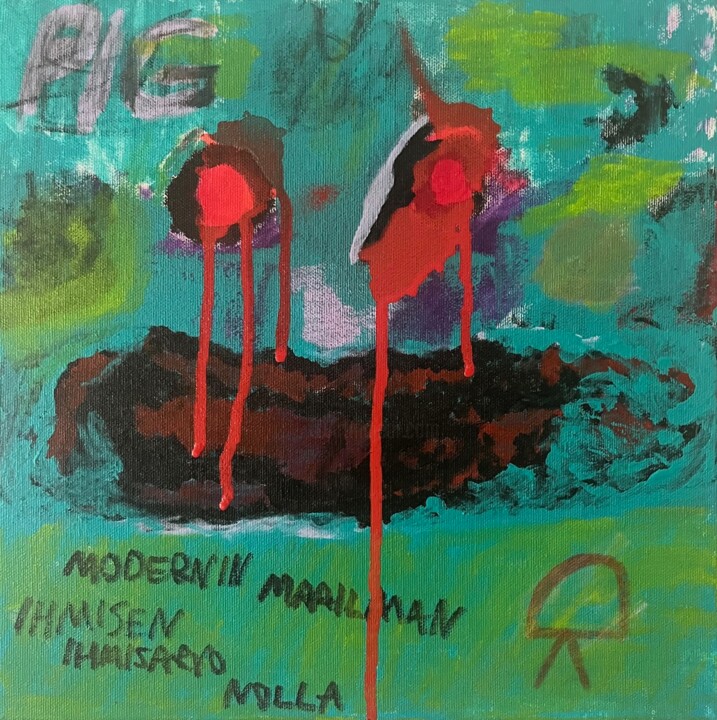 제목이 "Rotten Body Under T…"인 미술작품 Carri Konttinen로, 원작, 아크릴