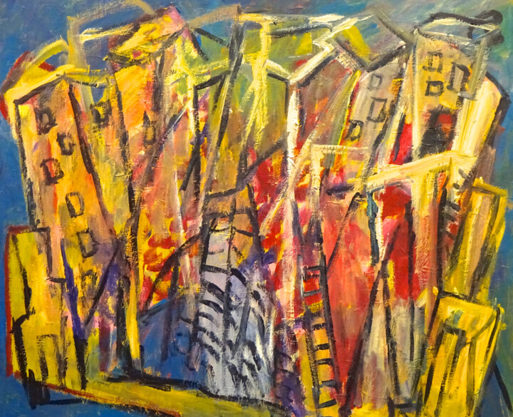 绘画,  35.4x43.3 in 