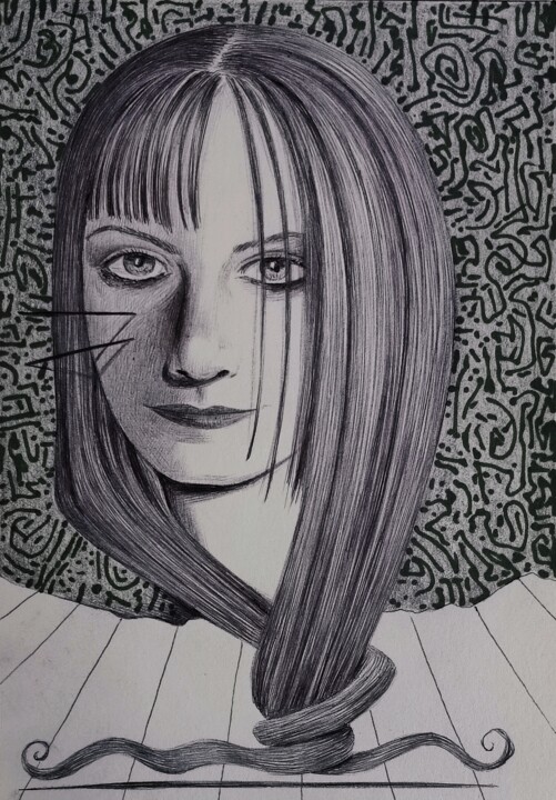 Luzia 绘画, 8.3x5.5 in