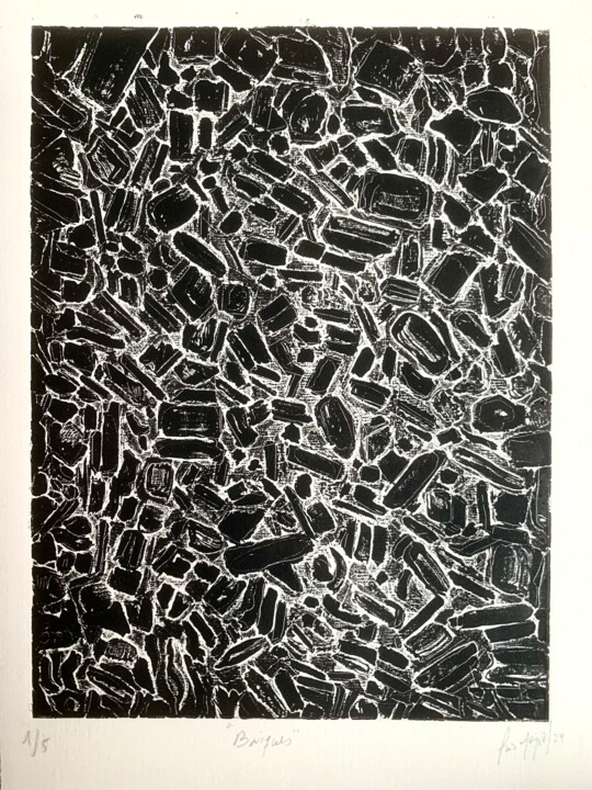 Briques 印花与版画, 9.8x7.1 in
