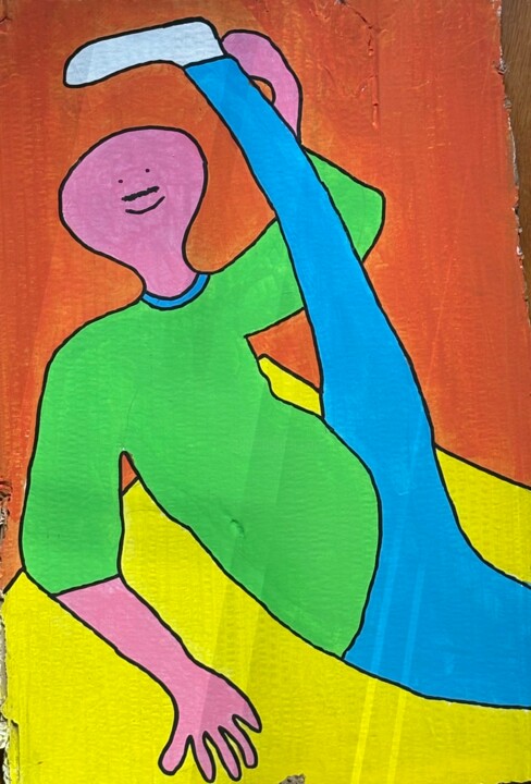 Souple et élégant 绘画, 22.4x15.8 in