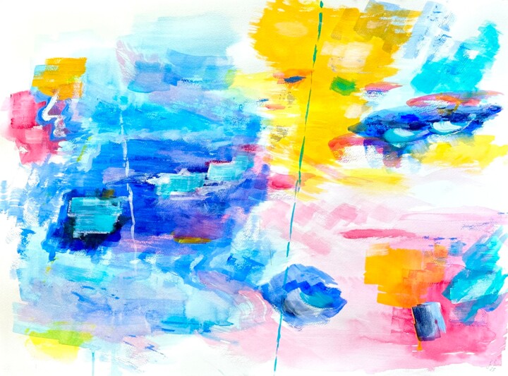 Wolkenzeit VIII 绘画, 22.1x29.9 in