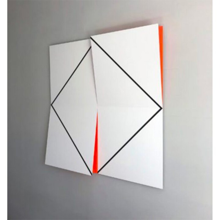 Sechs Quadrate 1 - Teilin 雕塑, 29.5x29.5 in