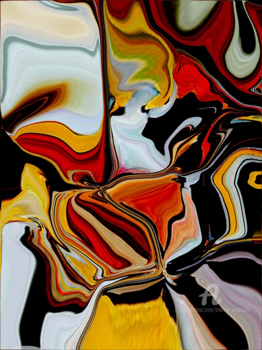 Digitale Kunst getiteld "Bii' naaghá" door Andrew Walaszek, Origineel Kunstwerk, Digitaal Schilderwerk