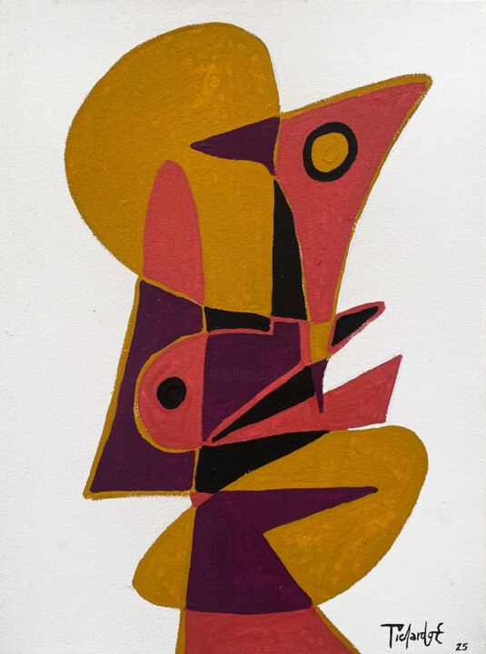 Painting titled "Cuerpo terra de día" by Enrique Pichardo, Original Artwork, Acrylic