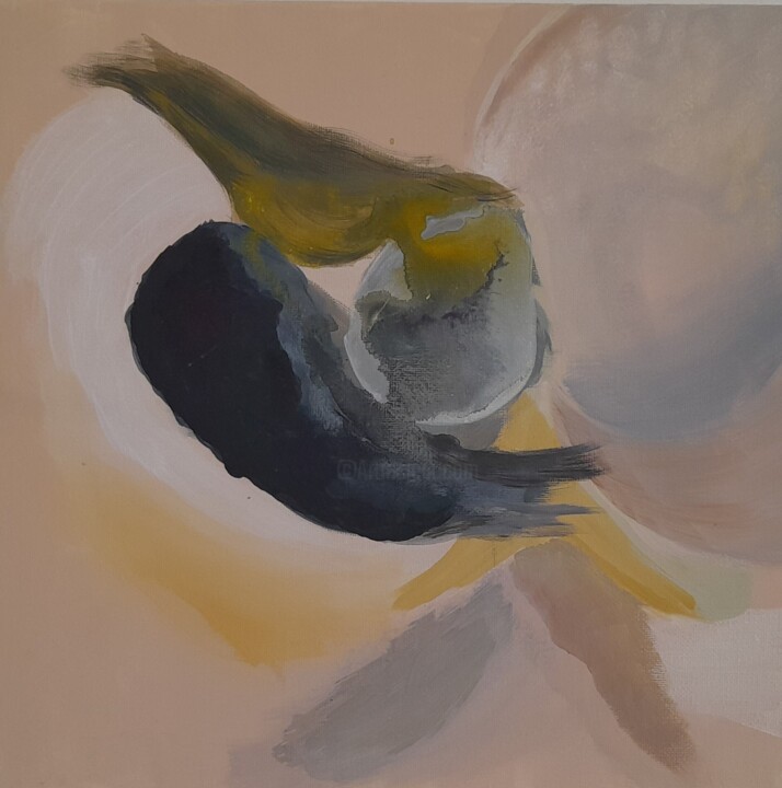 the apple of my eye 绘画, 11.8x11.8 in
