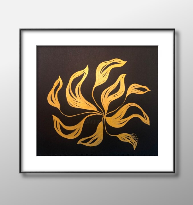 Plante fantastique Tekening, 9,8x9,8 in