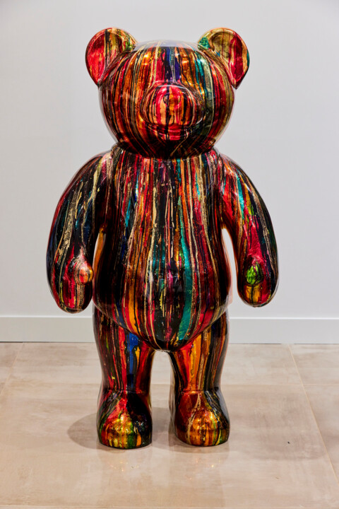 Abstract Bear XXL Scultura, 59,1x31,5 in