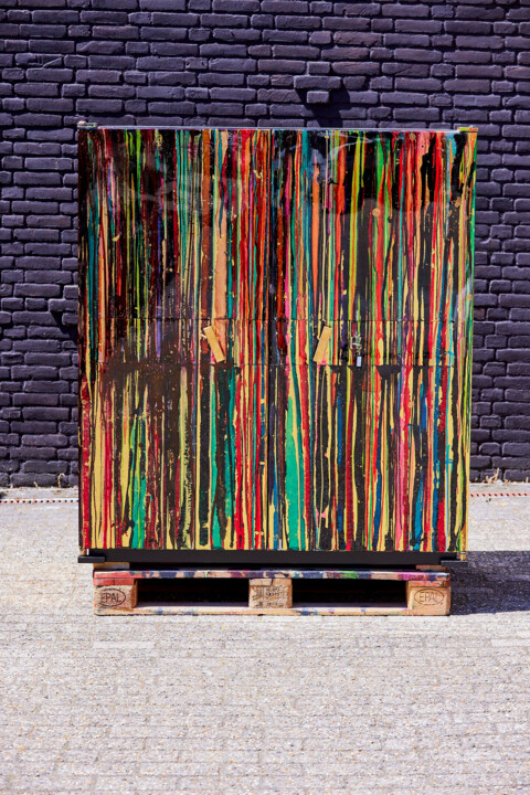 Abstract Safe Giant Sculpture, 68.5x48.8 in