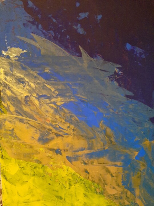 BLÄU-L-ICH 绘画, 31.5x23.6 in