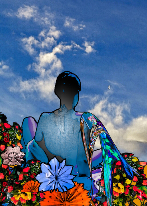 "Yoga Zen" başlıklı Dijital Sanat Robert Venezia tarafından, Orijinal sanat, Fotoşoplu fotoğrafçılık