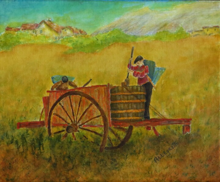 TUSCAN HARVEST 绘画, 8x10 in
