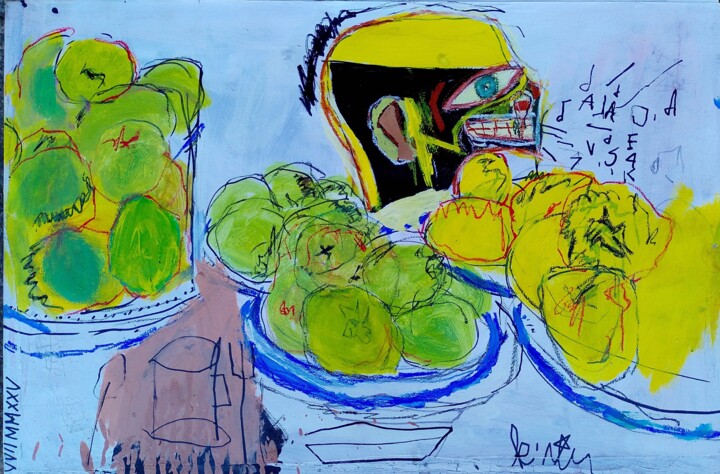 Strange fruits again Painting, 15.8x23.6 in