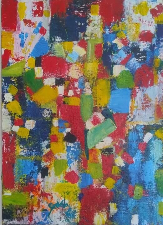 PRIMAVERA IN COLORE 50X70 绘画, 27.6x19.7 in