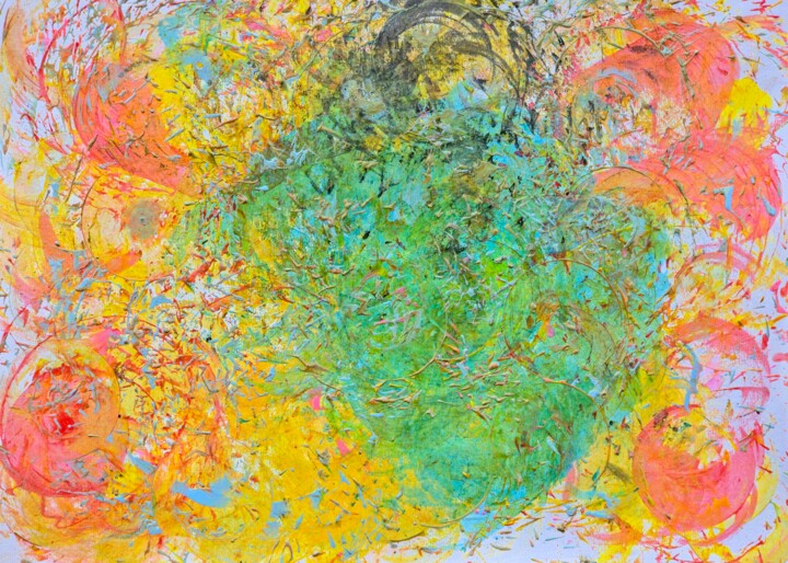 Virus 绘画, 11.4x15.8 in