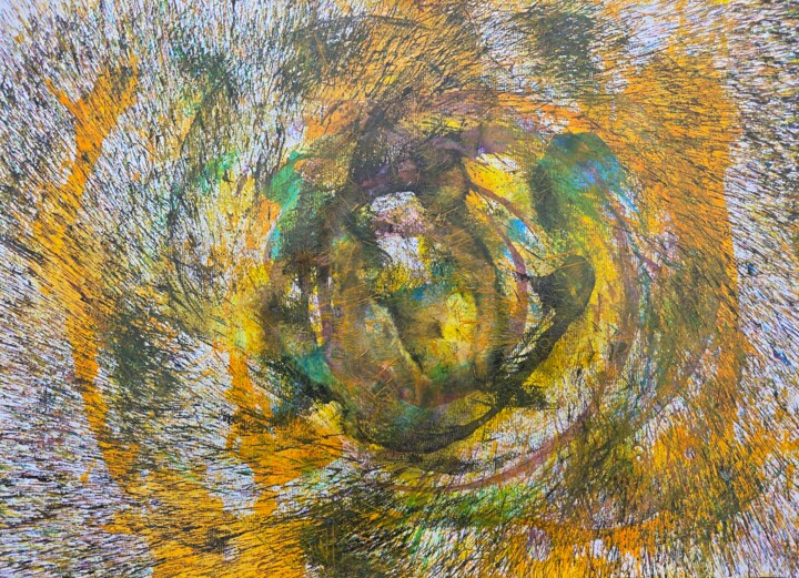 Turmoil 绘画, 11.4x15.8 in