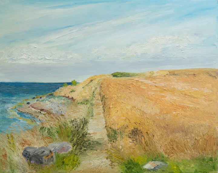 Küstenweg / Sct. Albert / Ærø 미술작품, 31.5x39.4 in