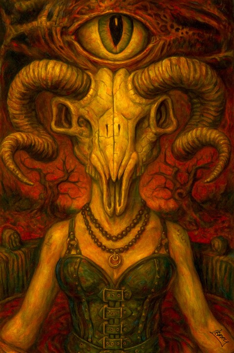 Goat Head Soup 绘画, 21.3x14.2 in