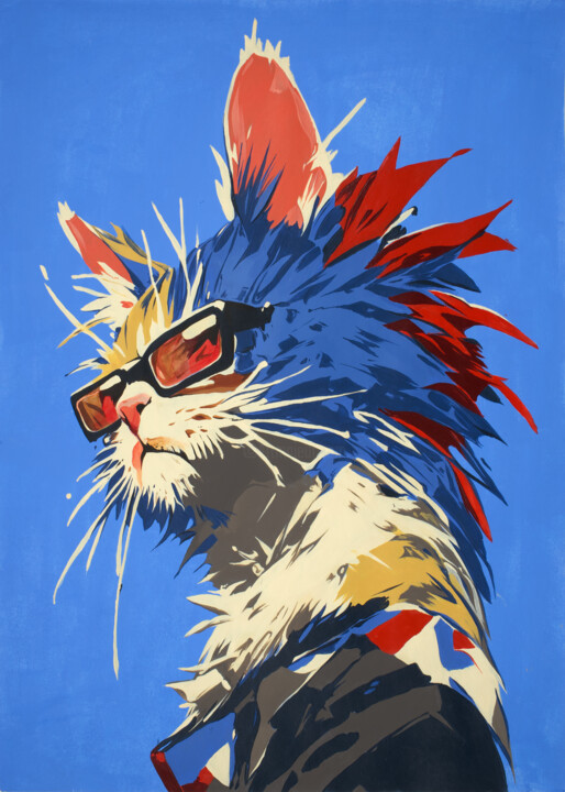 Urban Predator Schilderij, 16,5x11,8 in