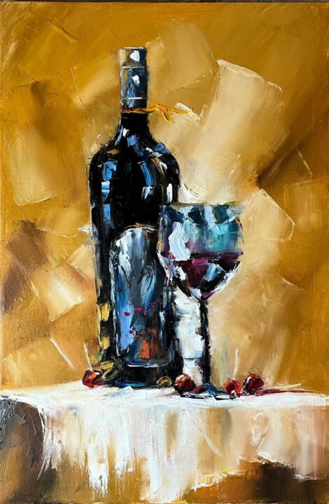 Cherry wine Tablo, 23,6x15,8 in