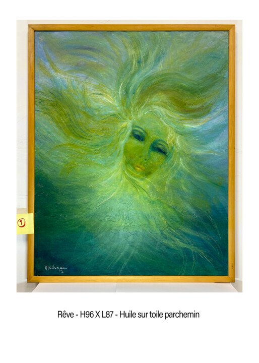 Maduzac Rêve 绘画, 37.8x34.3 in