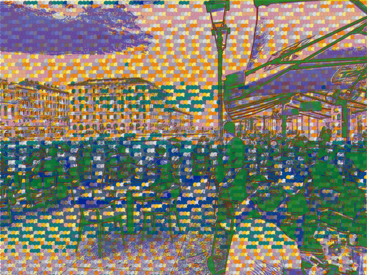 Photography titled "Quayside Café" by Dave Collier, Original Artwork, Digital Photography