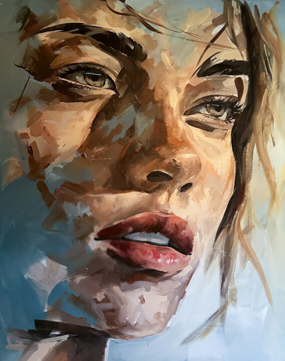 绘画,  43.3x35.4 in 