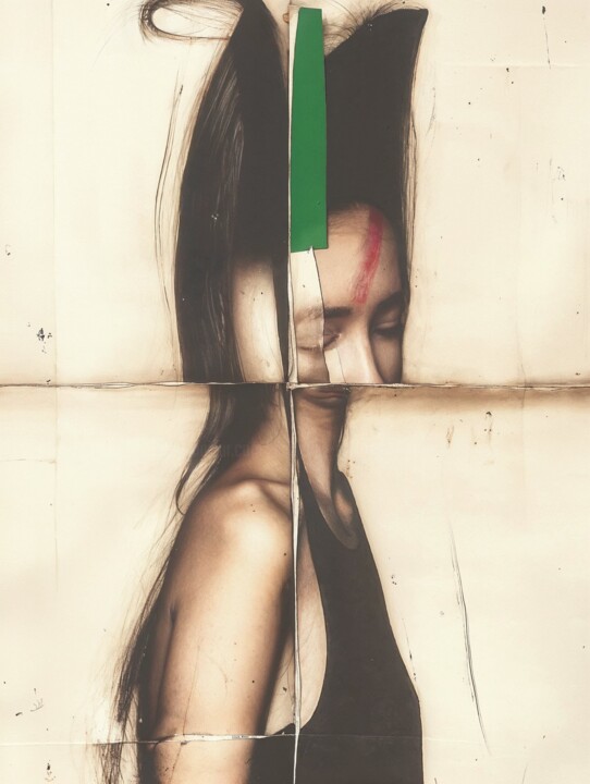 Diary pages 6 Arte digitale, 15,8x12,6 in