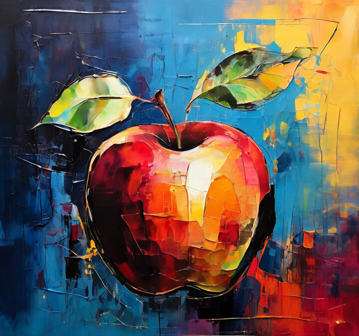 Digital Arts titled "AppleTract" by Alexis Herrera, Original Artwork, AI generated image