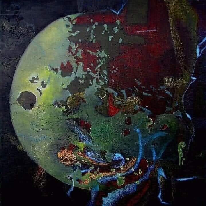 Le Jour Où 绘画, 39.4x39.4 in
