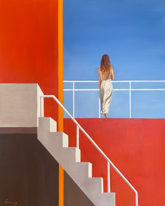 Point de vue 绘画, 31.9x25.6 in