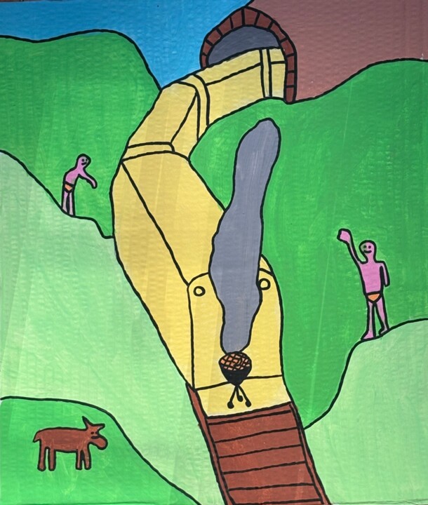 绘画,  18.1x15.8 in 