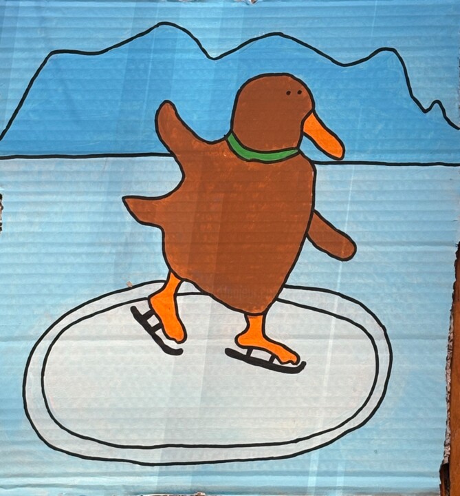 Froid de canard 绘画, 15x13.8 in