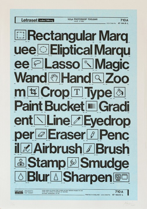 Design Tools (Riso) Printmaking, 16.5x11.7 in