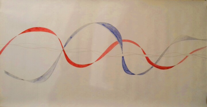 La patrouille de France 绘画, 39.4x86.6 in