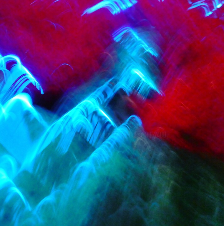 Φωτογραφία με τίτλο "der Autofahrer" από Tra. H., Αυθεντικά έργα τέχνης, Ζωγραφική με φως