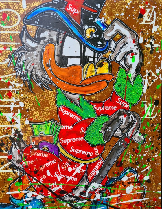scrooge / Picsou The Boss 绘画, 39.4x31.5 in