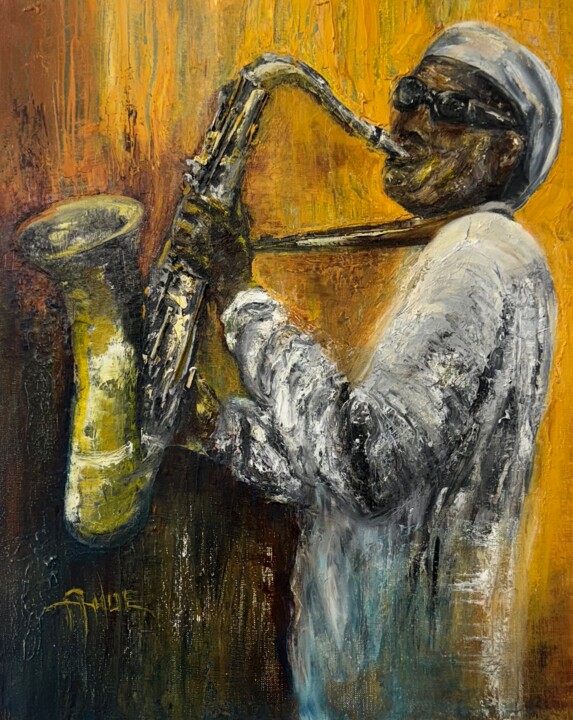 Saxophoniste Картина, 27,6x19,7 in