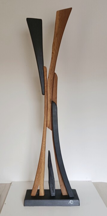 Sculptuur getiteld "Dolmen palace 29" door Anna Beltrame A+D Art, Origineel Kunstwerk, Hout