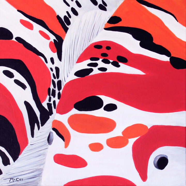 Koi 绘画, 15.8x15.8 in