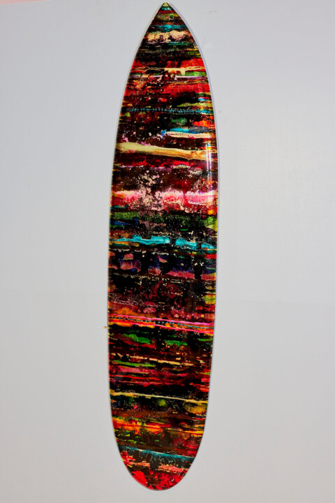 Abstract Surfboard Heykel, 63x15 in